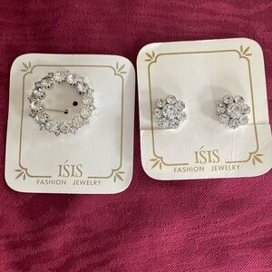 09:06 - Vintage/Antique Crystal Earring and Broach Set
